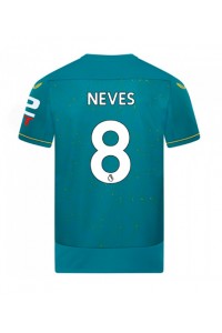 Wolves Ruben Neves #8 Fotballdrakt Borte Klær 2022-23 Korte ermer